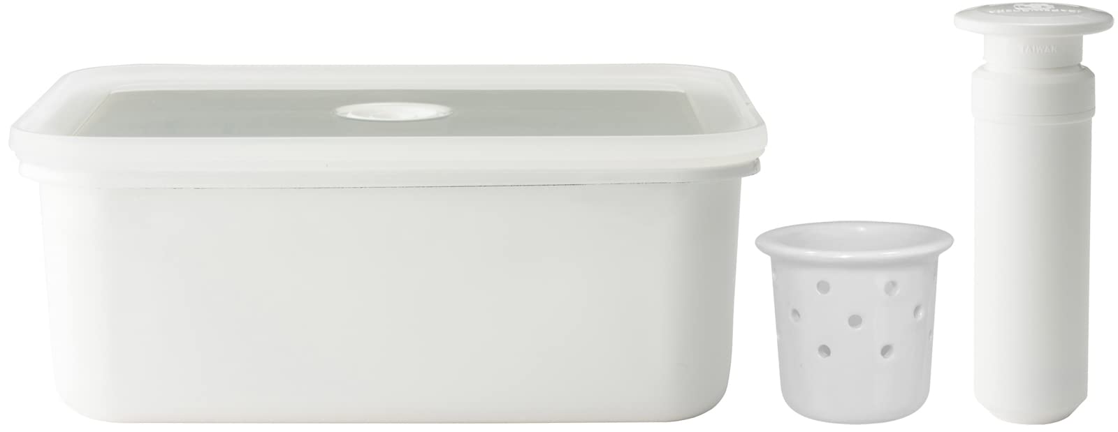Amazon｜富士ホーロー ぬか漬け容器 2.8L ホワイト 琺瑯ぬか漬け容器